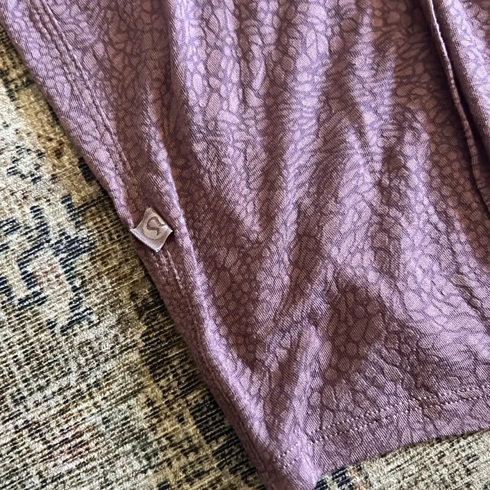 Lululemon Meet Halfway Tank Twist Open Tie Polar Shift Veil Antique Bark 4